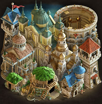Buildings from different ages you can build in Totem Tribe II: Jotun